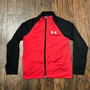 Boys size S Under Armour zip up jacket